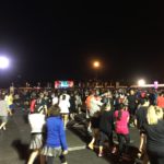 Half Marathon Staging area in Epcot Parking Lot